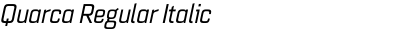 Quarca Regular Italic